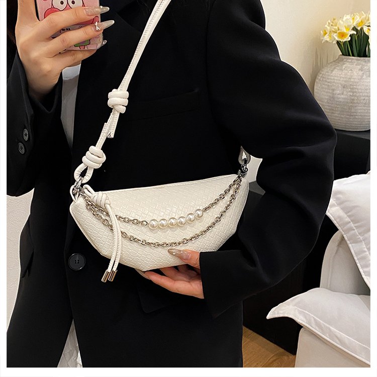 Fresh Woven PU Shoulder Crossbody Handbag for Women 2026 Summer - Image 4